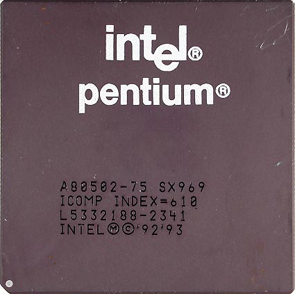 Intel Pentium 75 to 200: March 1994 to June 1996