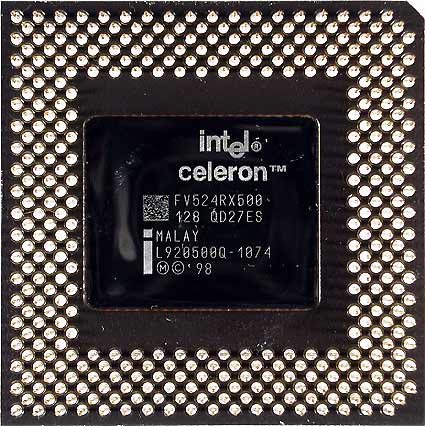 Intel Celeron 233 to 533: April 1998 TO January 2000